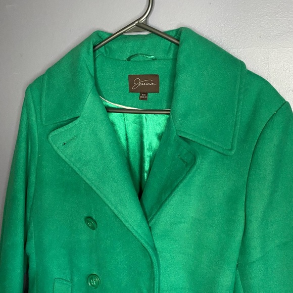 JESSICA Green Coat M - Picture 6 of 11